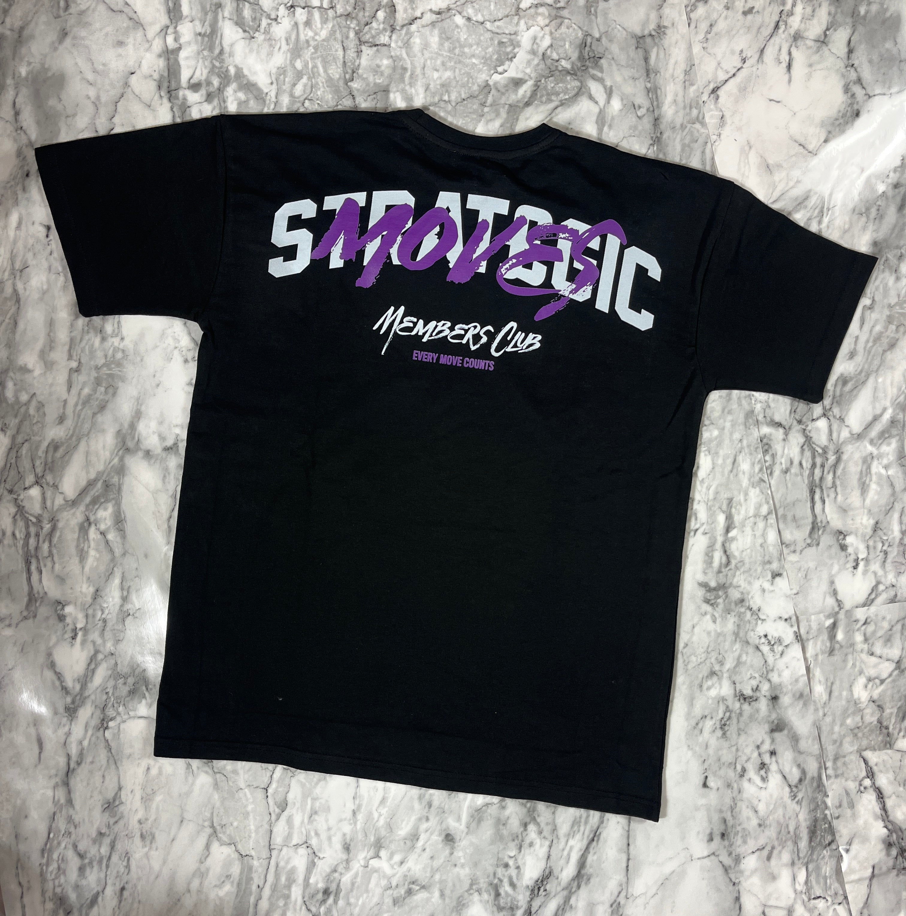 Oversized Purple Short Set