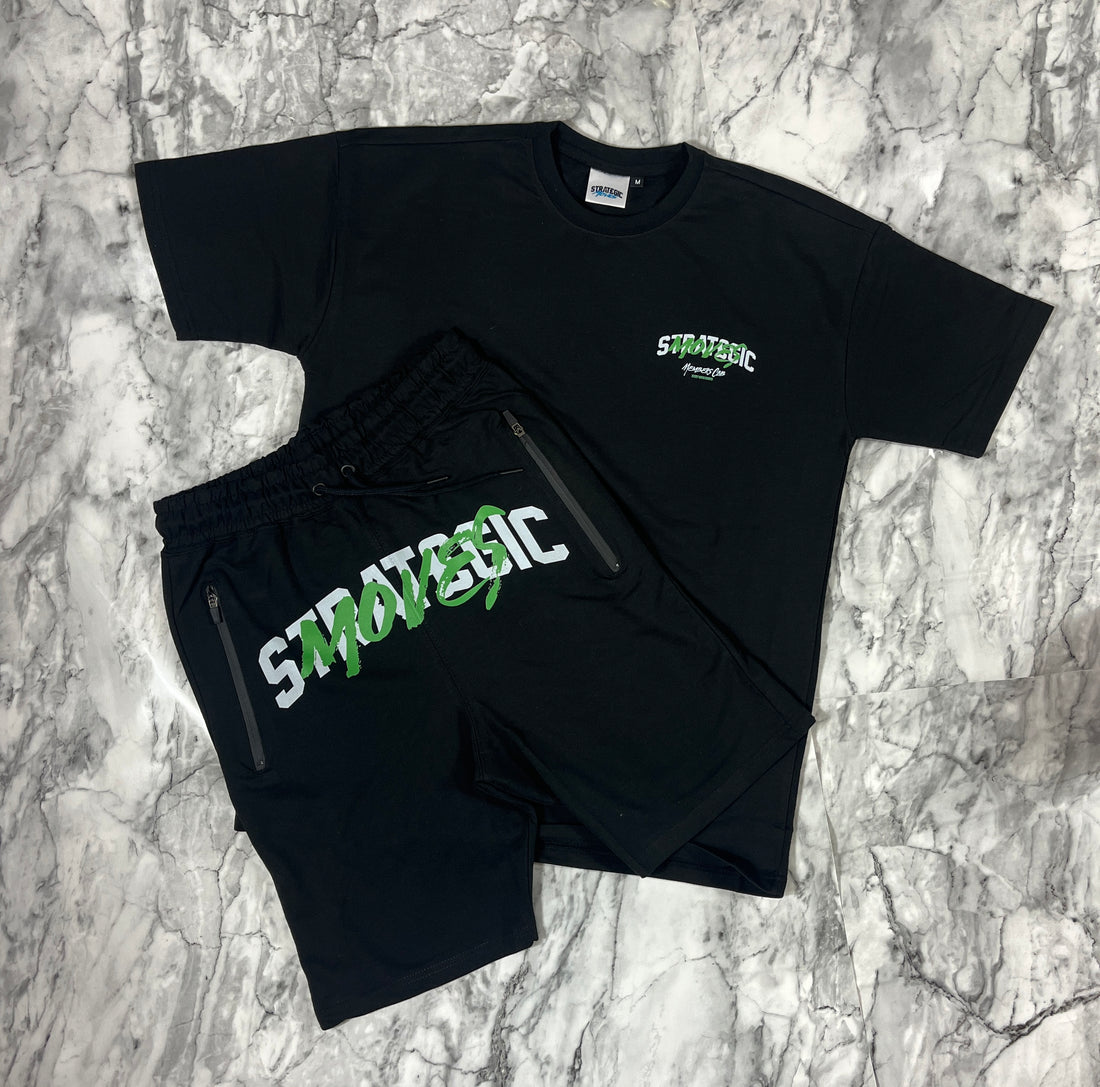 Oversized Green Short Set